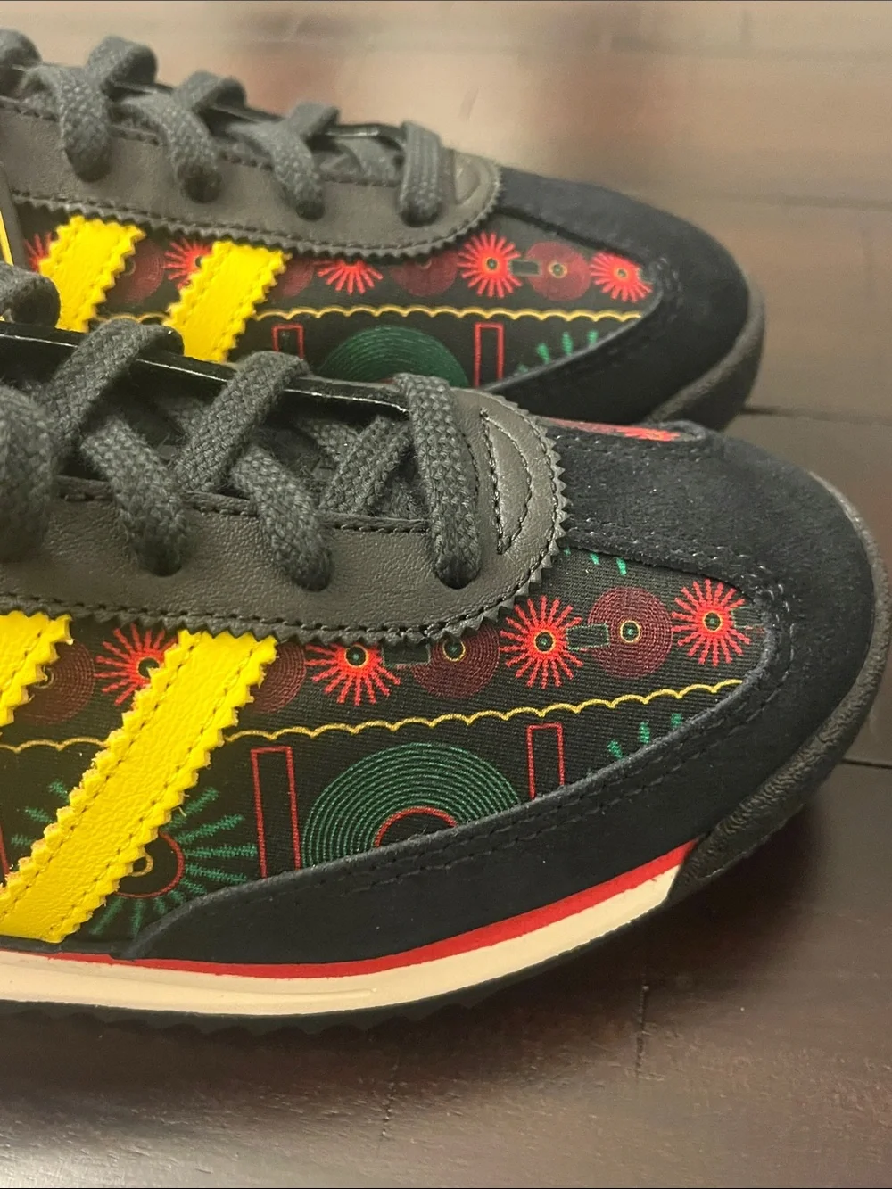 Adidas SL72 RS Jamaica Bob Marley Shoes Sneakers Reggae Mens Sz 5.5 / Womens 6.5